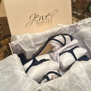 Navy blue dress heel size 9.5